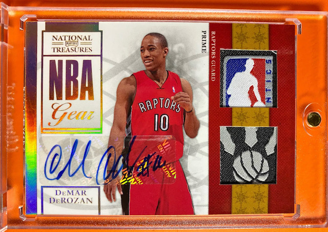 Photo of 2009 DeMar DeRozan National Treasures Rookie Card