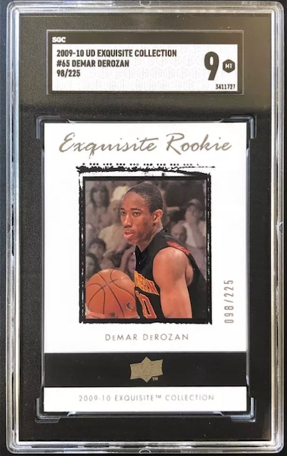 Photo of 2009 DeMar DeRozan Upper Deck Exquisite Collection Rookie Card
