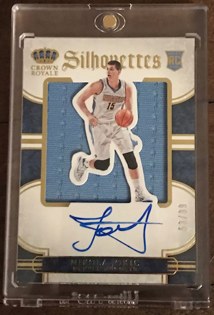2015 Nikola Jokic Preferred Silhouettes Rookie Card Photo of 2015 Nikola Jokic Preferred Silhouettes Rookie Card