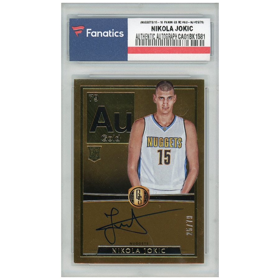 Photo of 2015 Nikola Jokic Gold Standard Rookie Card
