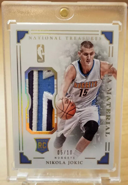 Photo of 2015 Nikola Jokic National Treasures Rookie Card