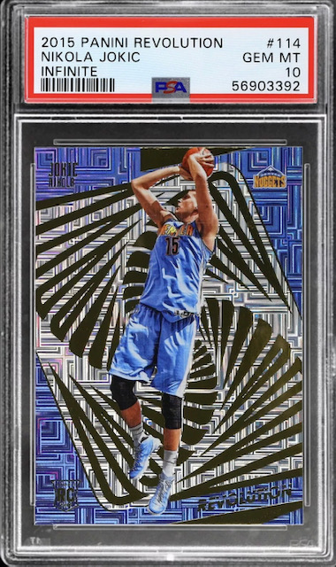 Photo of 2015 Nikola Jokic Revolution Infinite Rookie Card