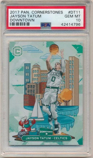Photo of 2017 Jayson Tatum Downtown Rookie Card