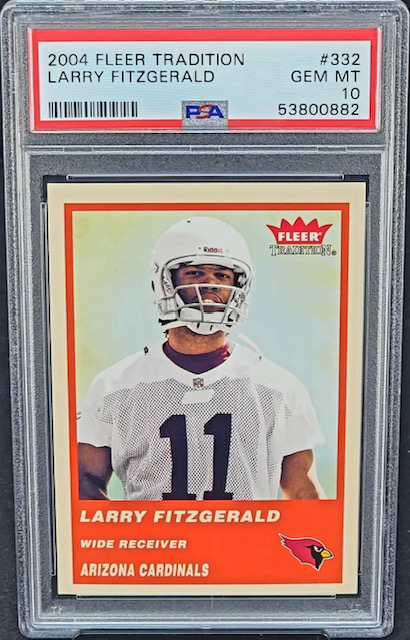 Photo of 2004 Larry Fitzgerald Fleer Tradition Rookie Card