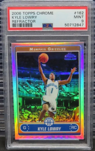 Photo of 2006 Kyle Lowry Topps Chrome Refractor Rookie Card