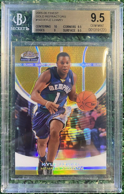 Photo of 2006 Kyle Lowry Topps Finest Gold Rookie Card