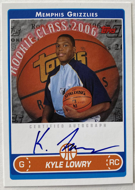 2006 Kyle Lowry Topps Rookie Photo Shoot Rookie Card Photo of 2006 Kyle Lowry Topps Rookie Photo Shoot Rookie Card