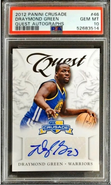 Photo of 2012 Draymond Green Crusade Quest Auto Rookie Card
