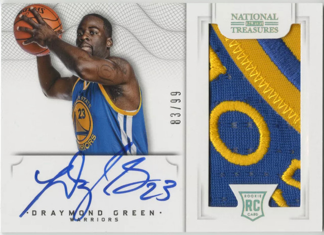 Photo of 2012 Draymond Green National Treasures RPA Rookie Card