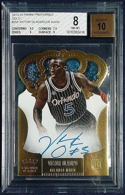 2013 Victor Oladipo Crown Royale Auto Rookie Card Photo of 2013 Victor Oladipo Crown Royale Auto Rookie Card