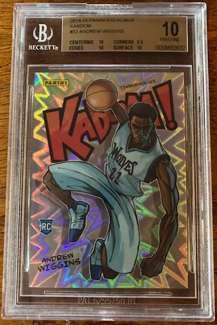 Photo of 2014 Andrew Wiggins Panini Kaboom Rookie Card