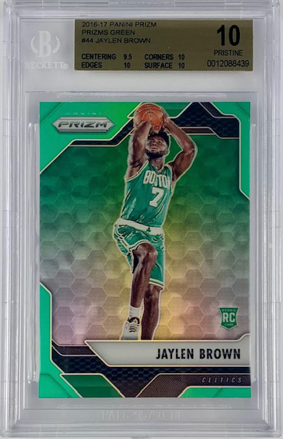 Photo of 2016 Jaylen Brown Panini Prizm Green Prizm Rookie Card