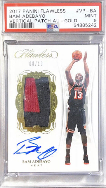 Photo of 2017 Bam Adebayo Flawless Rookie Card