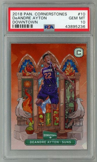 Photo of 2018 Deandre Ayton Cornerstones Downtown Rookie Card