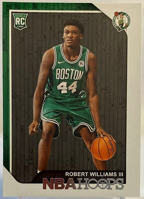 2018 Robert Williams III NBA Hoops Red Back Rookie Card Photo of 2018 Robert Williams III NBA Hoops Red Back Rookie Card