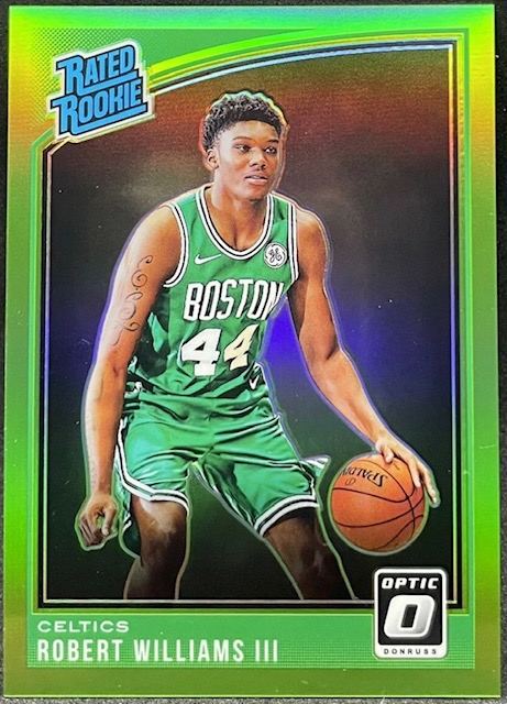 Photo of 2018 Robert Williams III Optic Green Prizm Rookie Card