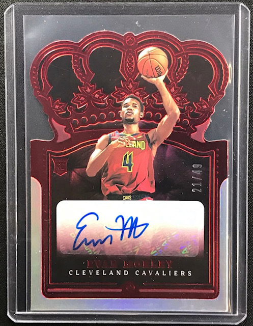 Photo of 2021 Evan Mobley Crown Royale Red Rookie Card