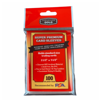 Photo of Cardboard Gold Super Premium Card Sleeves