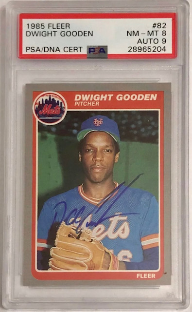 Photo of 1985 Doc Gooden Fleer Rookie Card