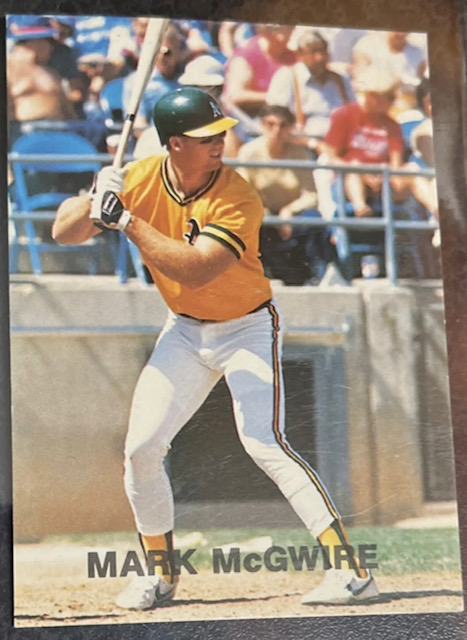 Photo of 1987 Mark McGwire Action Superstars Rookie Card
