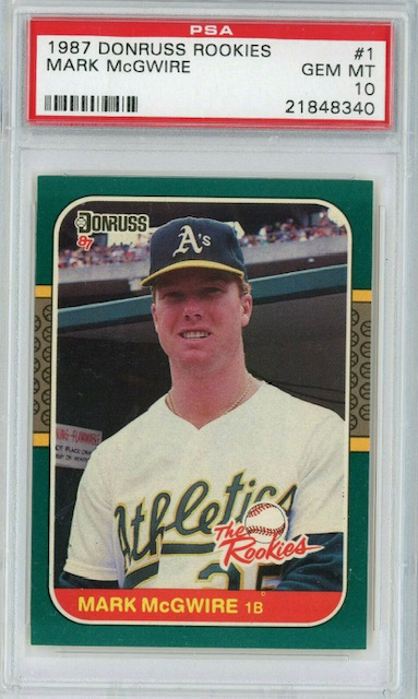 Photo of 1987 Mark McGwire Donruss The Rookies Rookie Card