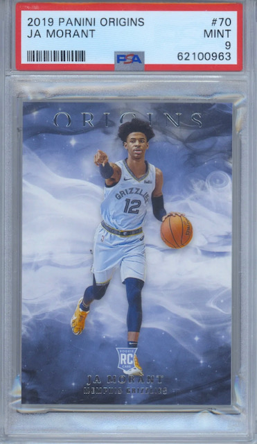 Cheap 2019 Ja Morant Origins Rookie Card Photo of a Cheap 2019 Ja Morant Origins Rookie Card