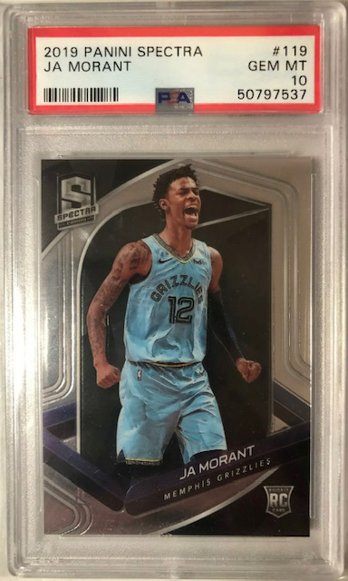 Cheap 2019 Ja Morant Spectra Rookie Card Photo of Cheap 2019 Ja Morant Spectra Rookie Card