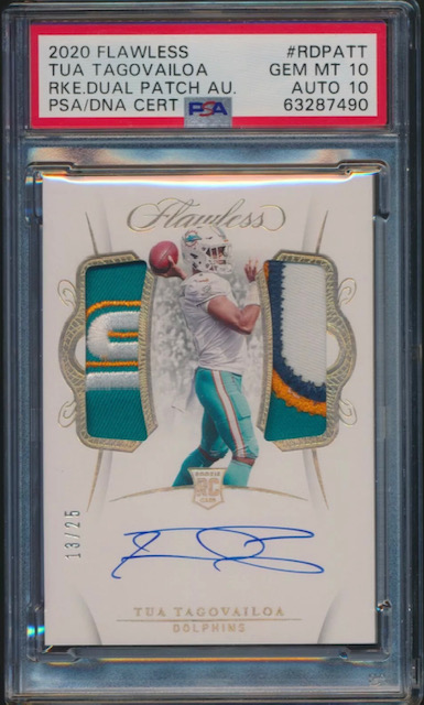 Photo of 2020 Tua Tagovailoa Flawless RPA Rookie Card