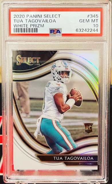 Photo of 2020 Tua Tagovailoa Select Field Level White Rookie Card
