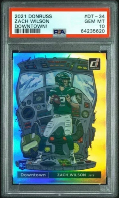 Photo of 2021 Zach Wilson Downtown Rookie Card