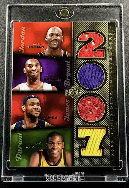 Photo of a 2007-08 Lebron James Upper Deck Employee Card
