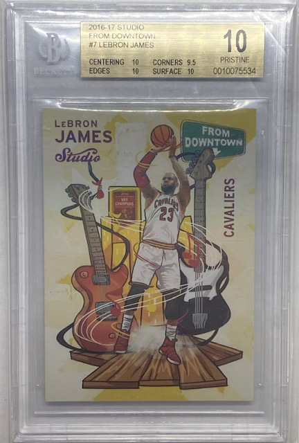 Photo of a 2016 Lebron James Studio Downtown Card