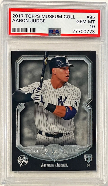 Photo of a 2017 Aaron Judge Topps Museum Collection Rookie Card