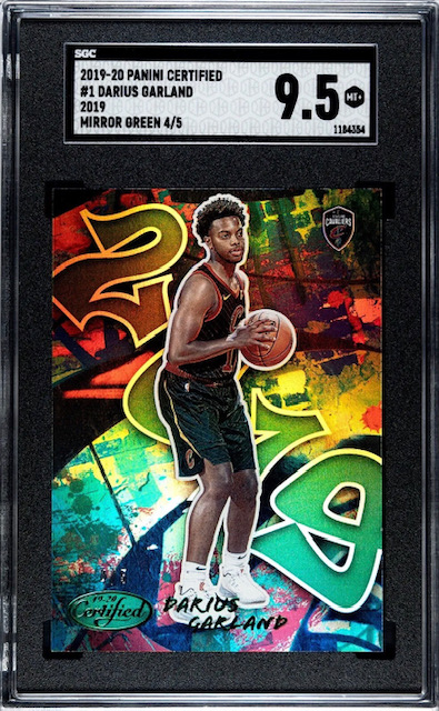 2019-20 Darius Garland Certified Graffiti Rookie Card Photo of a 2019-20 Darius Garland Certified Graffiti Rookie Card