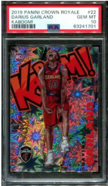 2019-20 Darius Garland Kaboom Rookie Card Photo of a 2019-20 Darius Garland Kaboom Rookie Card