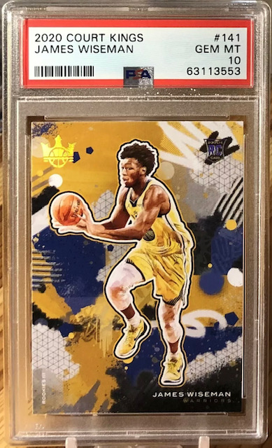 2020-21 James Wiseman Court Kings Level III Rookie Card Photo of a 2020-21 James Wiseman Court Kings Level III Rookie Card