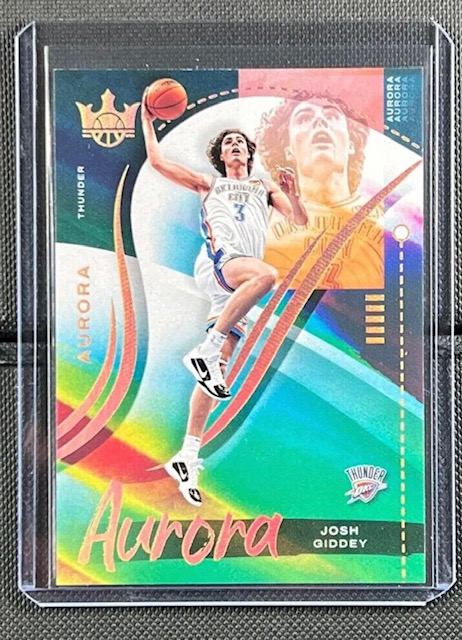 Photo of a 2021 Josh Giddey Court Kings Aurora Rookie Card