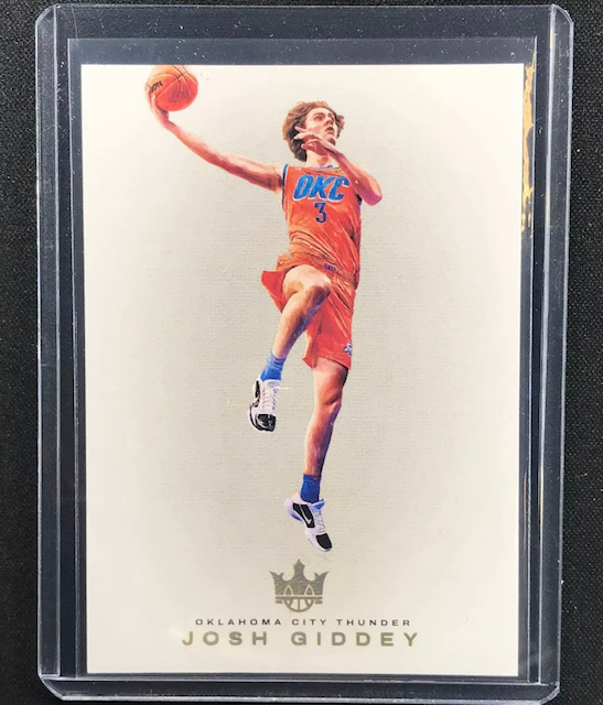 Photo of a 2021 Josh Giddey Court Kings Blank Slate Rookie Card