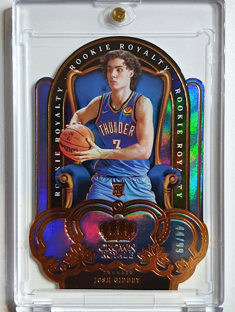 Photo of a 2021 Josh Giddey Crown Royale Rookie Royalty Rookie Card