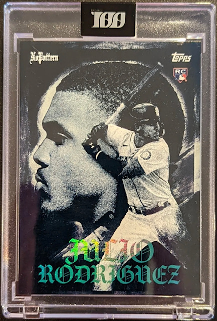 Photo of a 2022 Julio Rodriguez Topps Project 100 Rookie Card