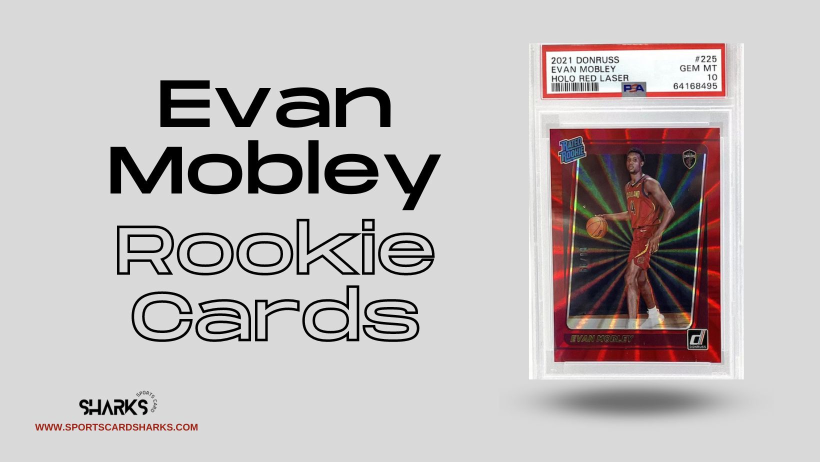 Best Evan Mobley Rookie Cards Featured image for the Best Evan Mobley Rookie Cards blog post on Sports Card Sharks